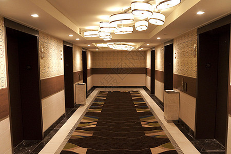 电梯大厅房间酒店奢华天花板旅行地面装饰建筑走廊风格图片