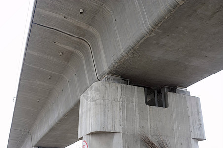 超过细节建筑学技术天空运输灰色栏杆交通工业火车运动图片