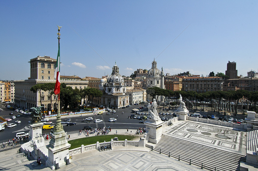 罗马Venezia广场概况历史国王旅游纪念碑考古帝国假期古董遗址博物馆图片