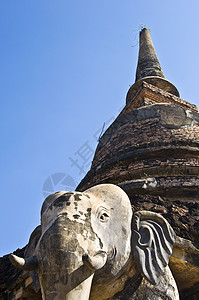 长隆寺公园崇拜扫管佛塔宗教精神宝塔冥想旅行历史图片