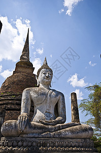 Wat Sa Si 瓦萨西建筑佛塔扫管宝塔精神公园建筑学宗教旅行废墟图片