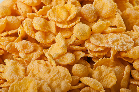 黄金玉米薄片食物小麦谷物饮食玉米片粮食营养小吃棕色活力图片