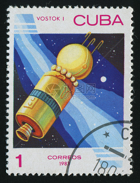 邮票月亮旅行宇航员发射行星地球卫星卡片宇宙邮件图片