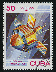 邮票勘探科学邮局喷射运动星星气氛卫星邮件翅膀图片