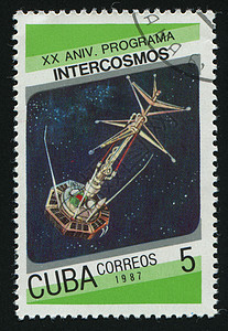 邮票宇宙技术卡片集邮喷射轨道行星卫星飞机旅行图片