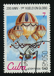 邮票地址漂浮集邮邮局浮力缆车运输气球邮戳篮子图片
