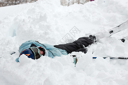 滑雪假期越野地面娱乐乐趣女孩蓝色女士活动笑声图片