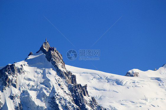 法国蒙特布兰克高度游客首脑照片地质学岩石迷笛雪原顶峰假期图片