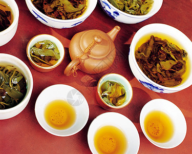 中华茶陶瓷特色茶具展示免费图片茶壶特写饮料照片背景图片