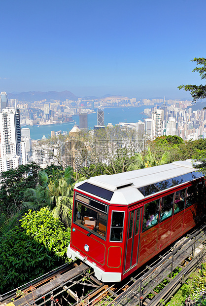 香港高峰车摩天大楼住房商业建筑公园顶峰爬坡港口生态酒店图片