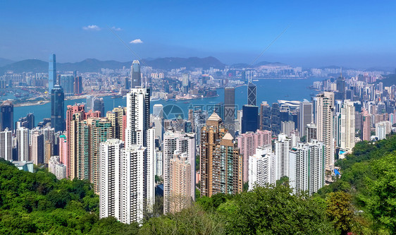 香港办公室金融天空旅行顶峰市中心假期码头场景城市图片