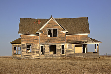 废弃的旧农舍乡村家园水平农村房子遗产旅行国家历史性遗弃图片