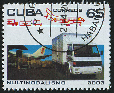邮票商品货车轮子拖拉机交通信封卡车物流汽车集邮图片
