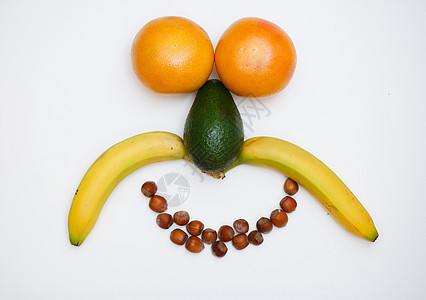 以水果为面目工作室乐趣食物创造力快乐卡通片蔬菜眼睛香蕉植物图片