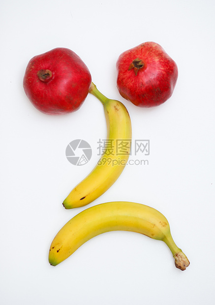 以水果为面目快乐眼睛卡通片植物生长浆果幸福香蕉工作室小吃图片
