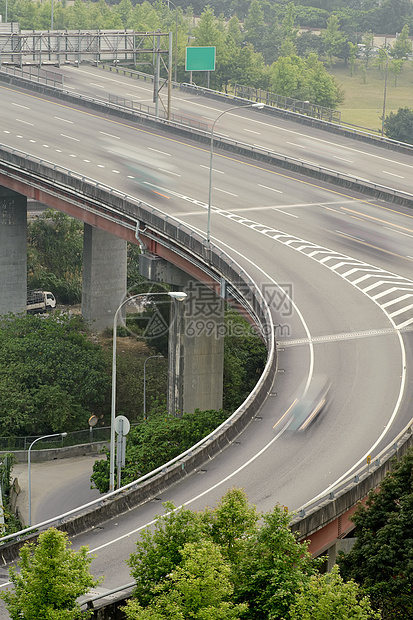 交流建筑交通运输地标曲线建筑学路线路口立交桥场景图片
