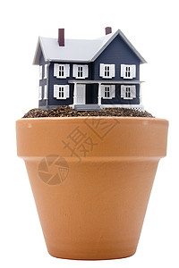 建模房房子住宿灰色土壤塑料陶瓷土地风景棕色红色背景图片