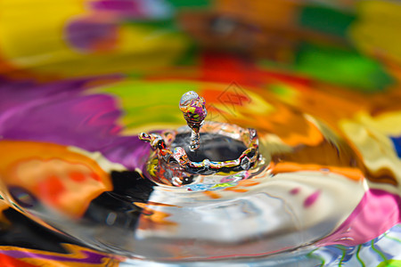 水滴雕刻反射涟漪碰撞宏观水雕雕塑速度静物摄影背景图片