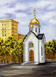 俄罗斯神圣的尼古拉礼拜堂图片