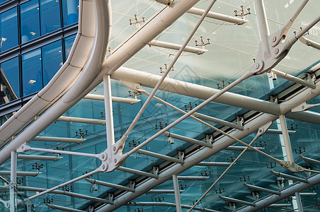 现代建筑物反光天空中心公司市中心办公室摩天大楼总部商业旅游图片