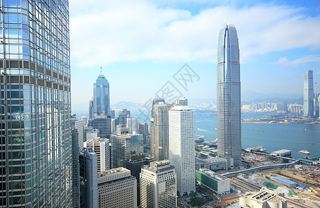 香港办公室景观码头玻璃港口市中心建筑旅行场景经济图片