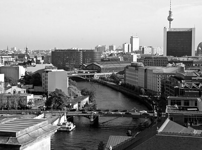 柏林全景中心城市天际图片