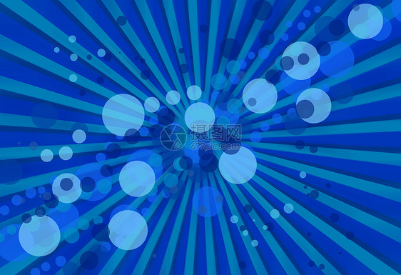圆环背景插图派对庆典粒子蓝色光谱风格螺旋曲线复古图片