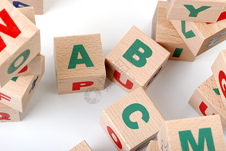 木字字母表童年写作教学婴儿立方体闲暇数字学习幼儿园玩具图片