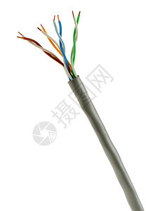 电线扭曲配对金属办公室局域网网络数据力量电缆电脑全球电话图片