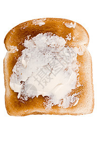 面包和黄油纤维橙子宏观白色食物棕色小吃奶油饮食碳水图片