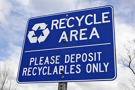 回收区标志图片