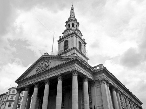 伦敦圣马丁教堂建筑英语信仰宗教城市教会建筑学主场王国地标图片