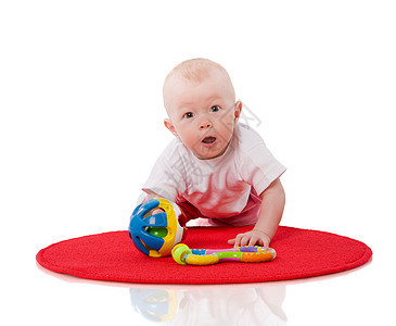 玩婴儿游戏好奇心喜悦地毯婴儿白色玩具学习幸福乐趣衣服图片