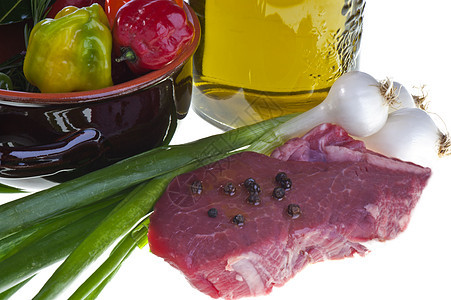 牛肉片厨房食物健康饮食烧烤牛扒饮食香料胡椒营养牛肉图片