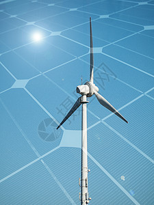 可持续能源概念太阳创新技术天空光束光伏资源电气电池细胞图片