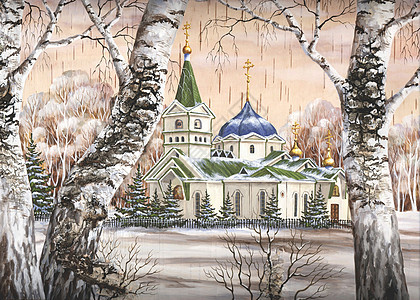俄罗斯沃兹涅根斯基大教堂图片