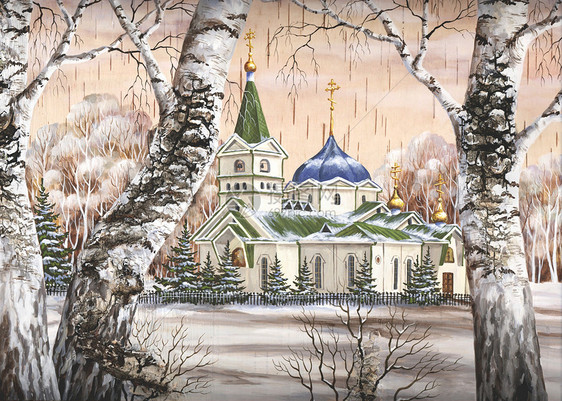 俄罗斯沃兹涅根斯基大教堂图片