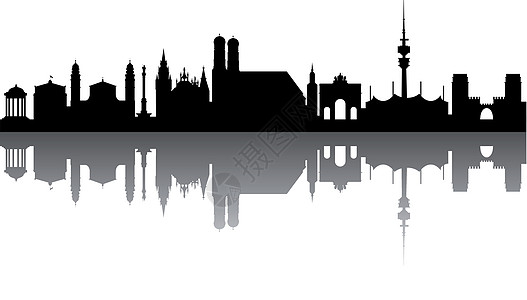慕尼黑天线抽象摘要首都商业旅游文化城市景观摩天大楼技术旅行建筑学图片