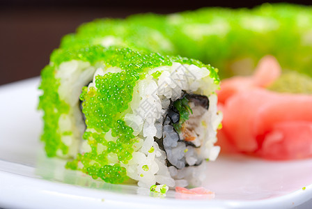 寿司卷食物芝麻寿司鱼子美食面条饮食午餐盒子美味图片