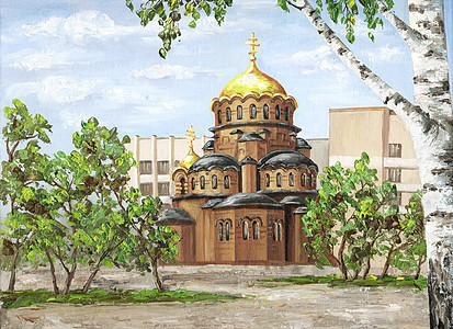 俄罗斯内夫斯基大教堂图片