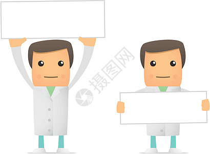 一套有趣的漫画医生实习生推介会服务外科职业药品情况护士插图医院图片