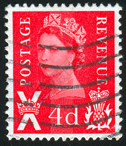 邮票女王王国邮戳君主邮件统治者古董英语信封女士图片