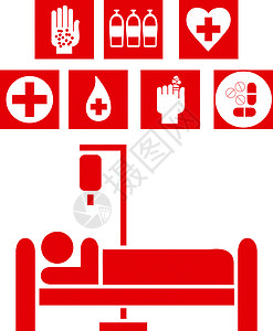 医疗标志图示疾病药片保健按钮护士药品标识情况医院心脏病学图片