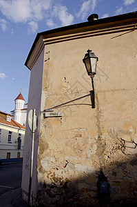 立陶宛首都维尔纽斯老城镇碎片图片