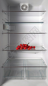 空冰箱厨房学士产品早餐饮食红色食欲贫困蔬菜食物图片