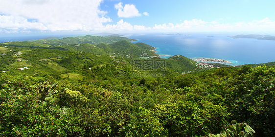 塞高山国家公园爬坡海洋旅游晴天国家天堂蓝色森林天空热带图片