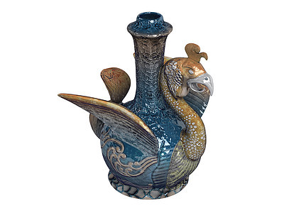 亚洲罐水壶纪念品插图装饰文化情调历史传统风格用具图片