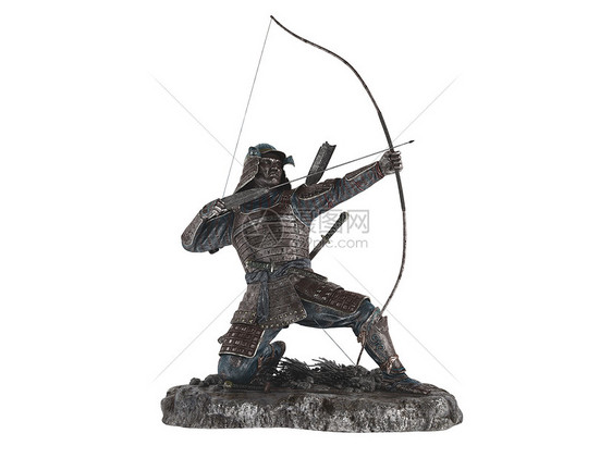 Statuette 弓箭手装饰数字盔甲金属遗产男人雕塑历史雕像塑像图片