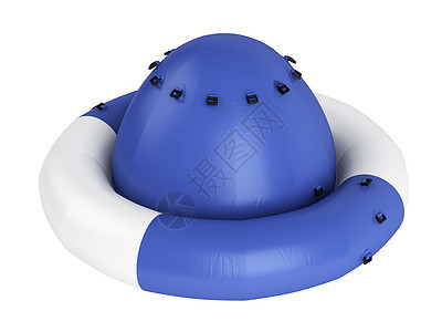 土星可充气水玩具乐趣闲暇白色喜悦玩具漂浮橡皮蓝色游泳游戏图片