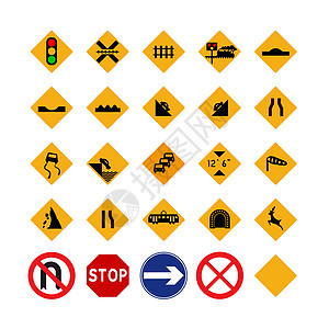 交通标志和标志图片